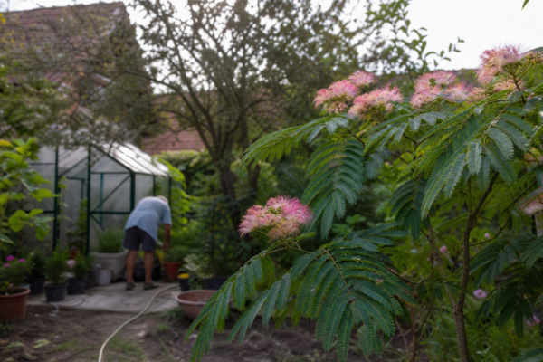 Arborele de mătase (Albizia julibrissin) – ghid practic de plantare și îngrijire
