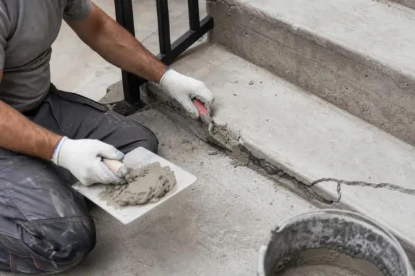 Cum repari treptele din beton crăpate sau ciobite
