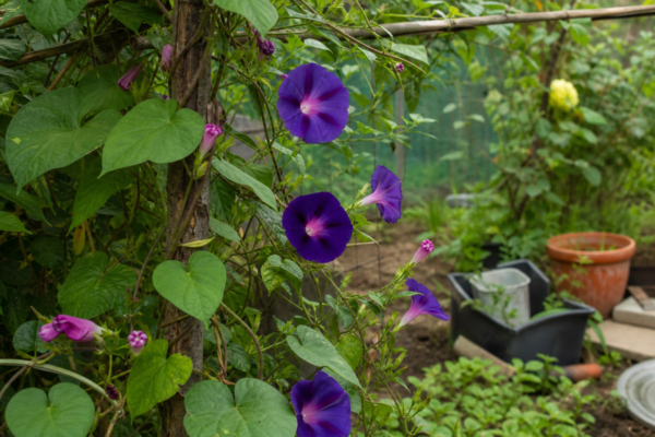 Zorele (Ipomoea purpurea) – sfaturi de plantare și îngrijire