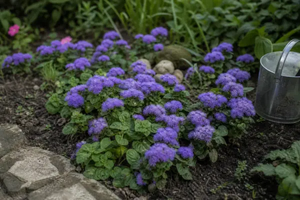 Ageratum (Ageratum houstonianum) – plantare, îngrijire și greșeli de evitat