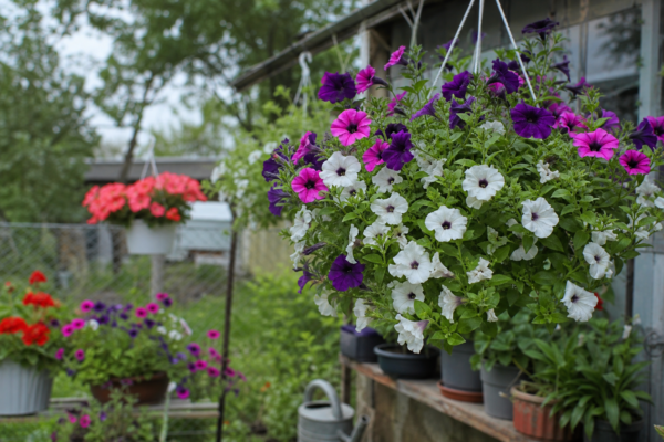 Surfinia (Petunia surfinia) – sfaturi pentru plantare, creștere și întreținere