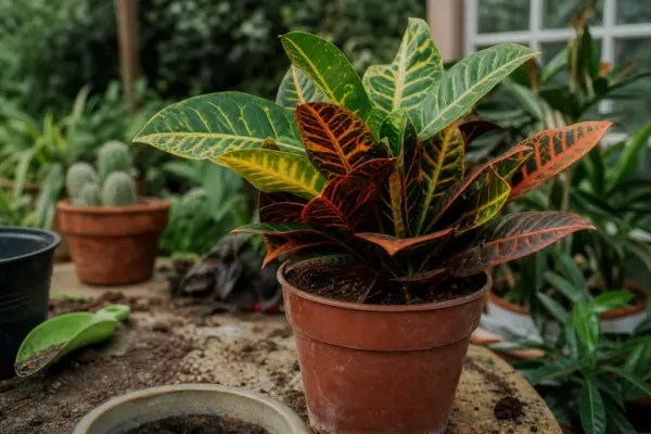 Croton (Codiaeum variegatum) – ghid practic de plantare și îngrijire
