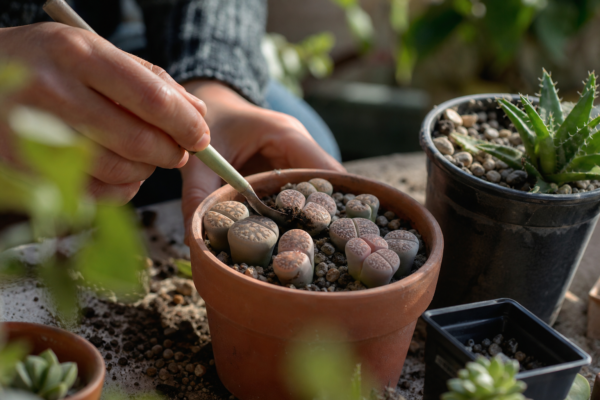 Lithops (Lithops pseudotruncatella) – ghid practic de plantare și îngrijire