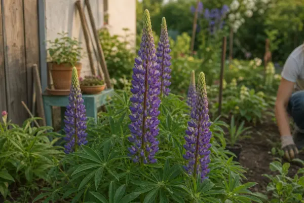 Lupin (Lupinus polyphyllus) – sfaturi pentru plantare, creștere și întreținere