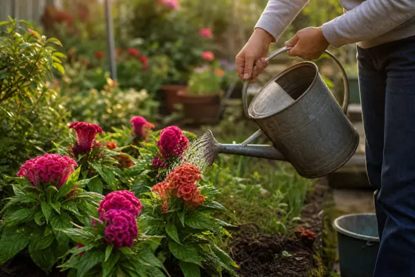 Creasta cocoșului (Celosia cristata) – plantare, udare și întreținere