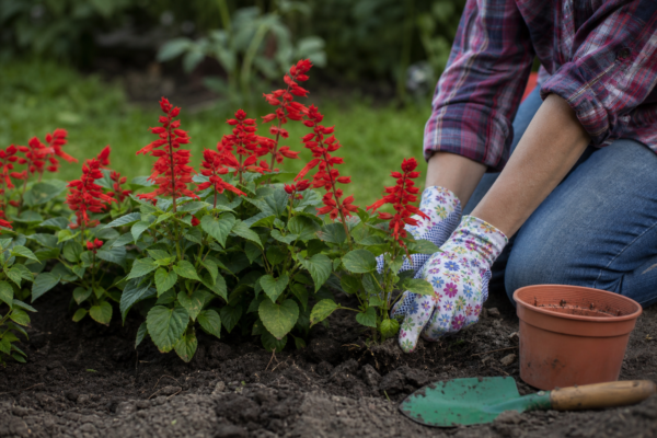 Salvia splendens – plantare și îngrijire pas cu pas