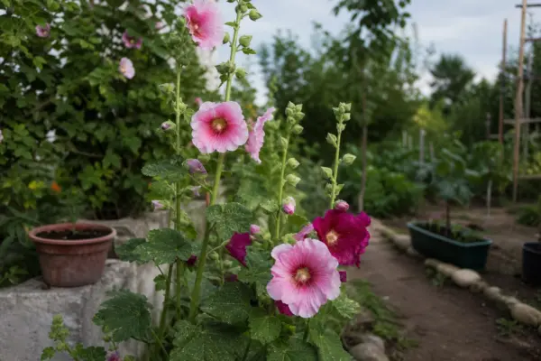 Nalba de grădină (Alcea rosea) – condiții de creștere, plantare și îngrijire