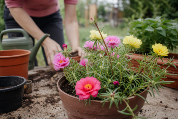 Floare de piatră (Portulaca grandiflora) – plantare, îngrijire și greșeli de evitat
