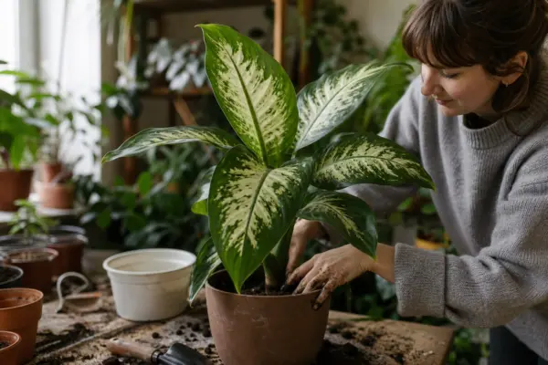 Dieffenbachia (Dieffenbachia seguine) – condiții de creștere, plantare și îngrijire