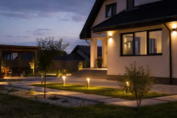 Cum evidențiezi fațada casei cu ajutorul luminilor exterioare